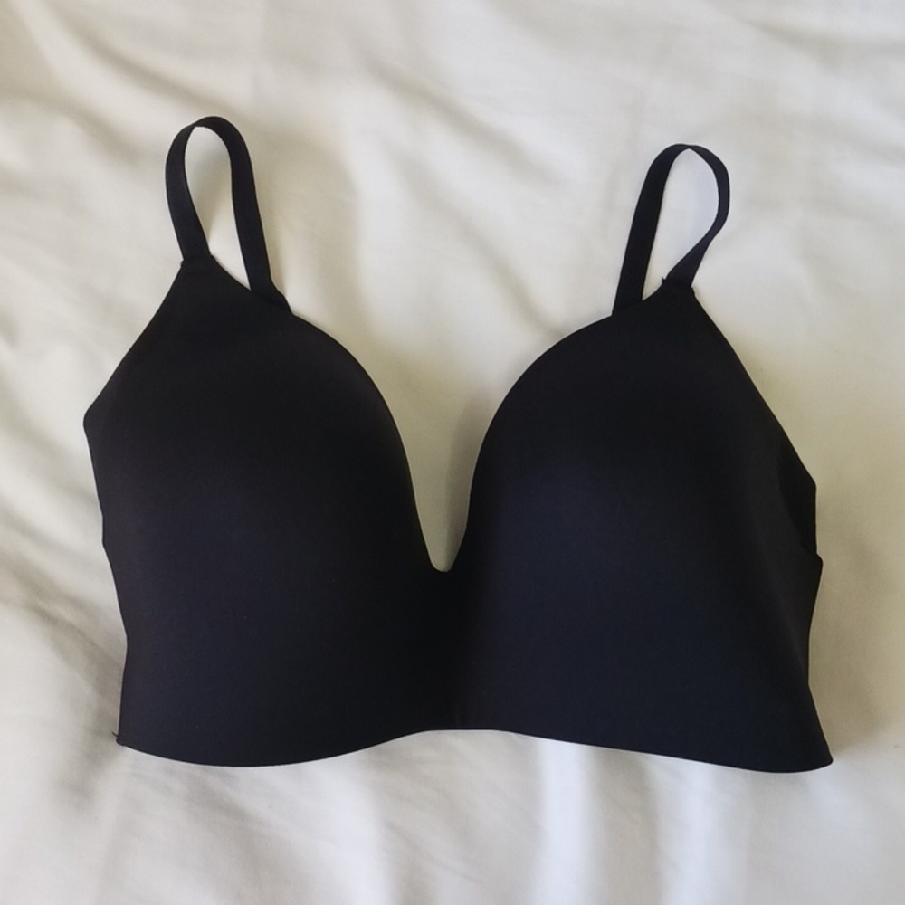 Knix Wireless WingWoman Bra, Black, Size 8+ / 40F